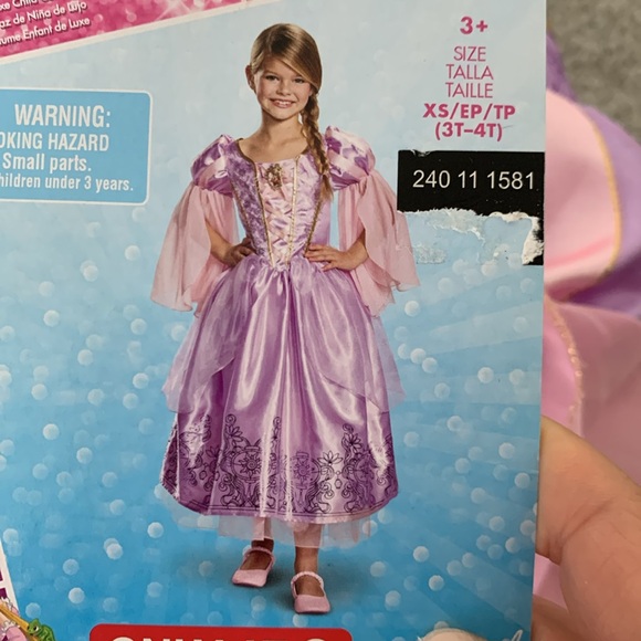 NWT disney princess rapunzel dress size (3T-4T) - Picture 2 of 10